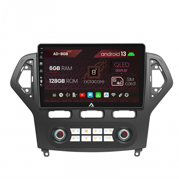 Navigatie Android 12 Ford Mondeo AD-BGB | AutoDrop.ro [1]
