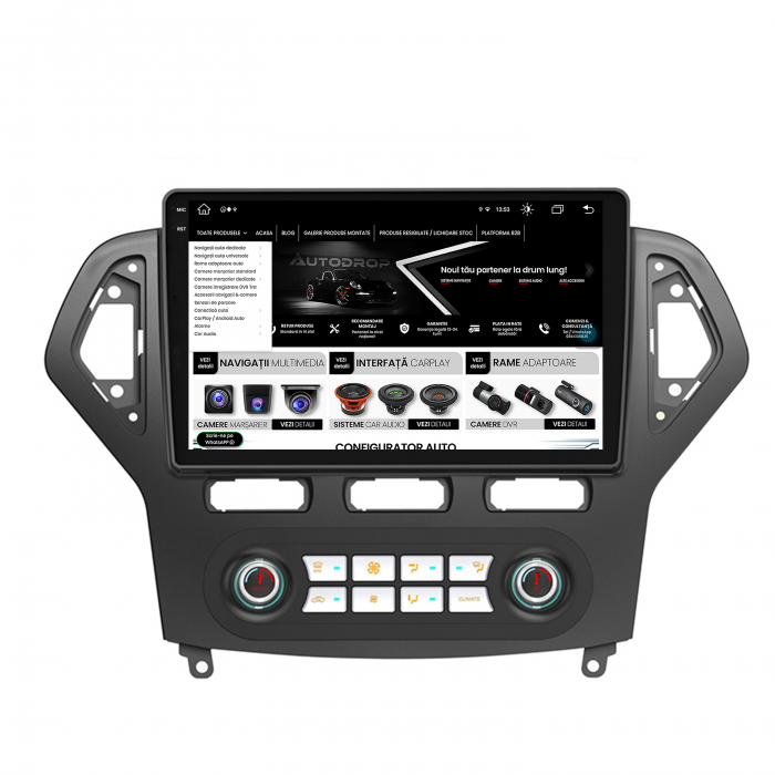 Navigatie 2K Android 13 Ford Mondeo 4GB | AutoDrop.ro [10]