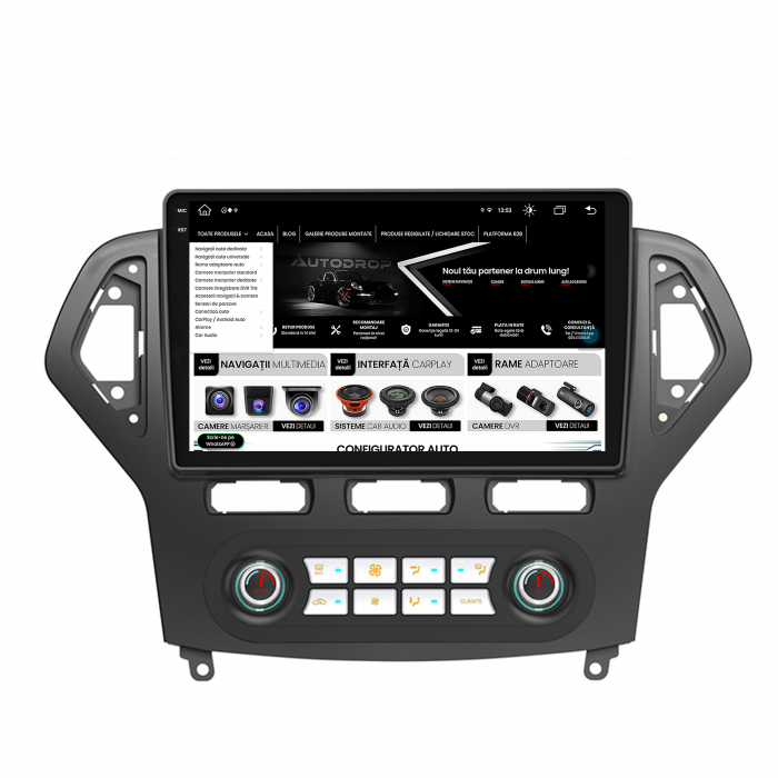 Navigatie 2K Android 13 Ford Mondeo 8GB | AutoDrop.ro [10]