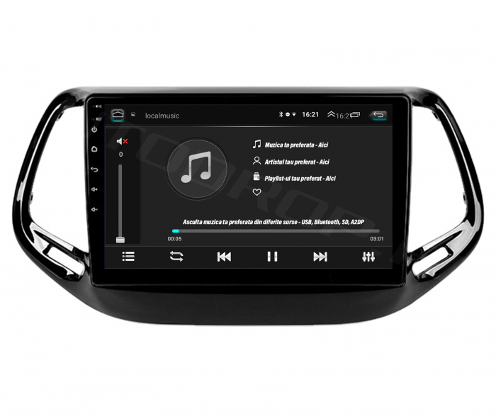 Navigatie Android Jeep Compass 2016+ 1GB | AutoDrop.ro [14]