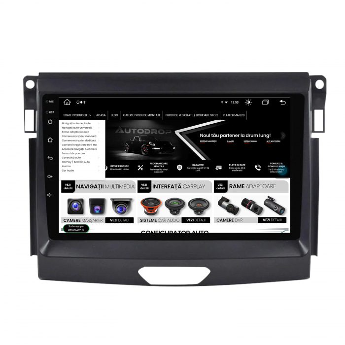 Navigatie Android Ford Ranger (2015-2020) AD-BGZ | AutoDrop.ro [4]