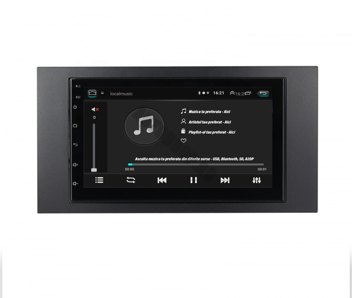 Navigatie Android Ford 2DIN 1+16GB | AutoDrop.ro [6]
