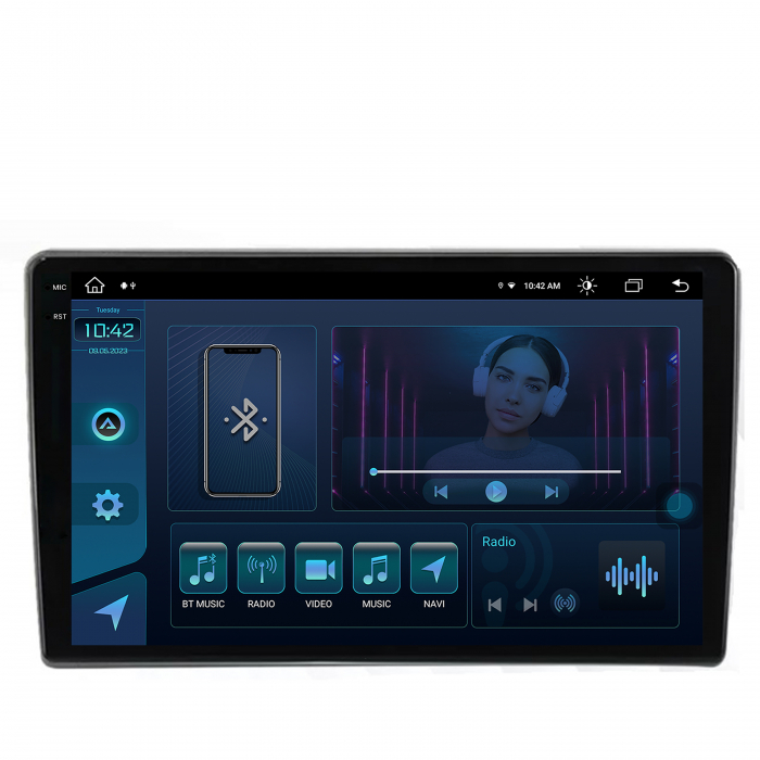 Navigatie Android 2K Ford Transit 2019+ 8+256GB | AutoDrop.ro [2]