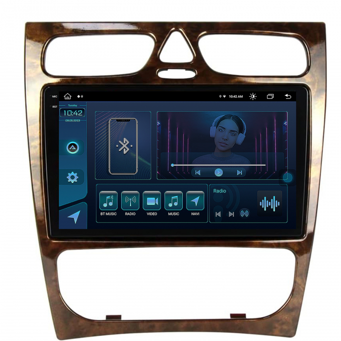 Navigatie Android 2K Benz C Class (W203) (2002-2004) 8+256GB | AutoDrop.ro [2]