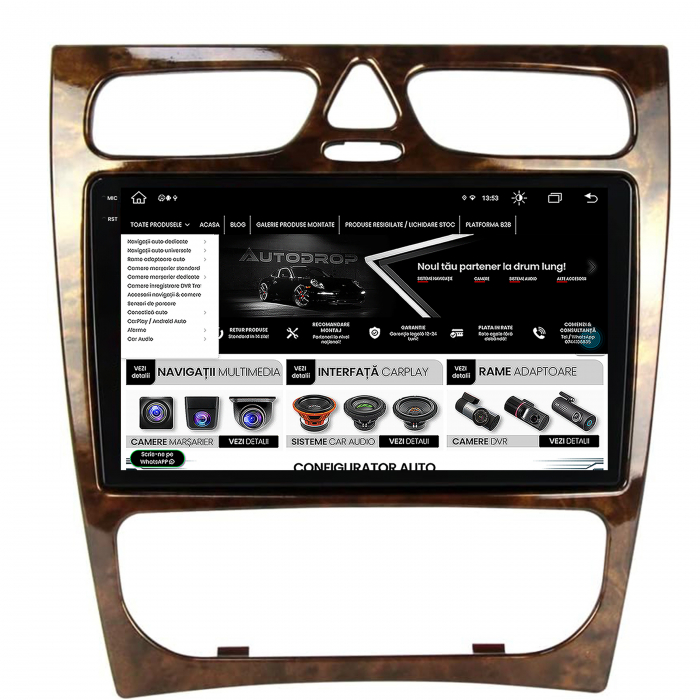Navigatie Android 2K Benz C Class (W203) (2002-2004) 8+256GB | AutoDrop.ro [9]