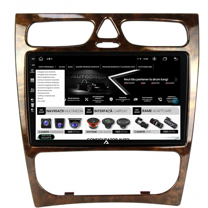Navigatie Benz C Class (W203) (2002-2004), 8+256GB | AutoDrop.ro [4]
