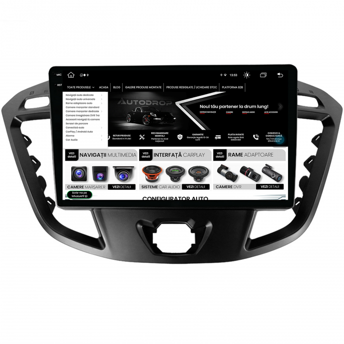 Navigatie Android 13 2K Transit / Tourneo 4GB | AutoDrop.ro [8]