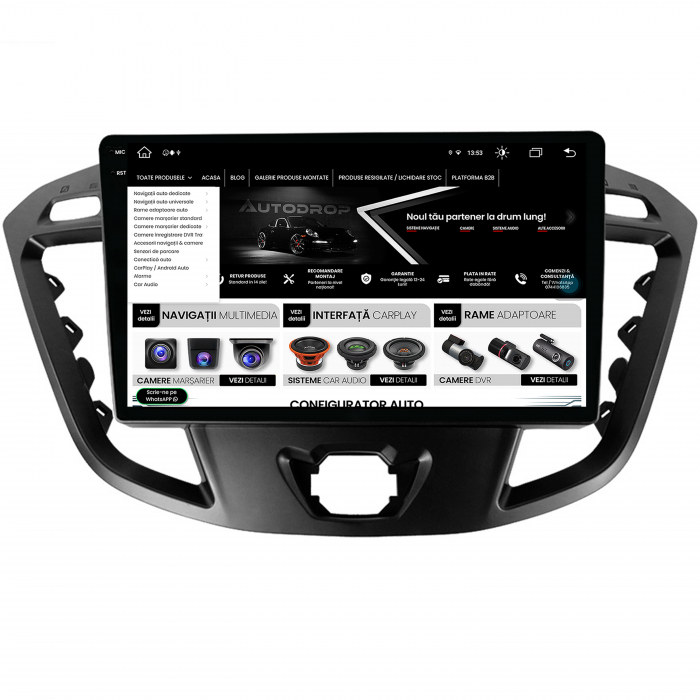 Navigatie Android 13 2K Transit / Tourneo 8GB | AutoDrop.ro [10]