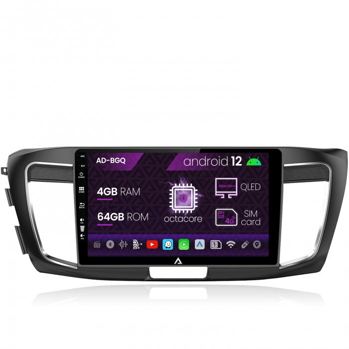 Navigatie Android 12 Honda Accord 9 QLED | AutoDrop.ro [2]