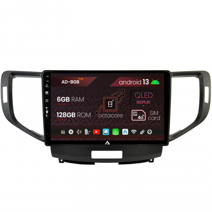 Navigatie Android 12 Honda Accord 8 QLED | AutoDrop.ro [1]