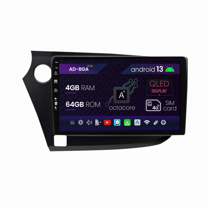 Navigatie  Android 13 Honda Insight (2009-2014) 4+64GB | AutoDrop.ro [1]