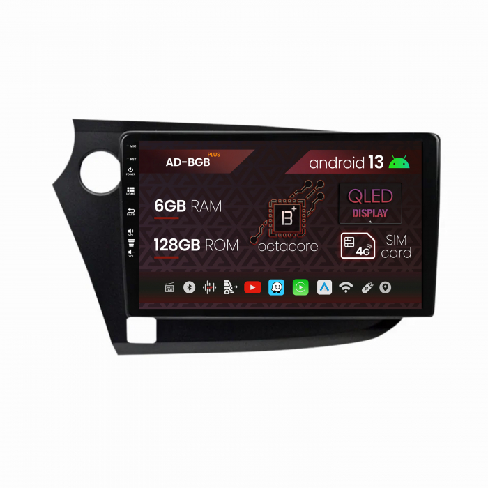 Navigatie Android 12 Honda Insight (2009-2014) QLED | AutoDrop.ro [1]