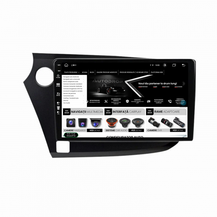 Navigatie Android 13 Honda Insight (2009-2014) 8GB | AutoDrop.ro [4]