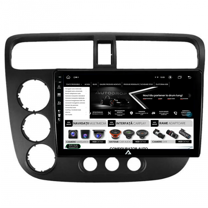 Navigatie Android 13 Honda Civic 8+256GB | AutoDrop.ro [5]