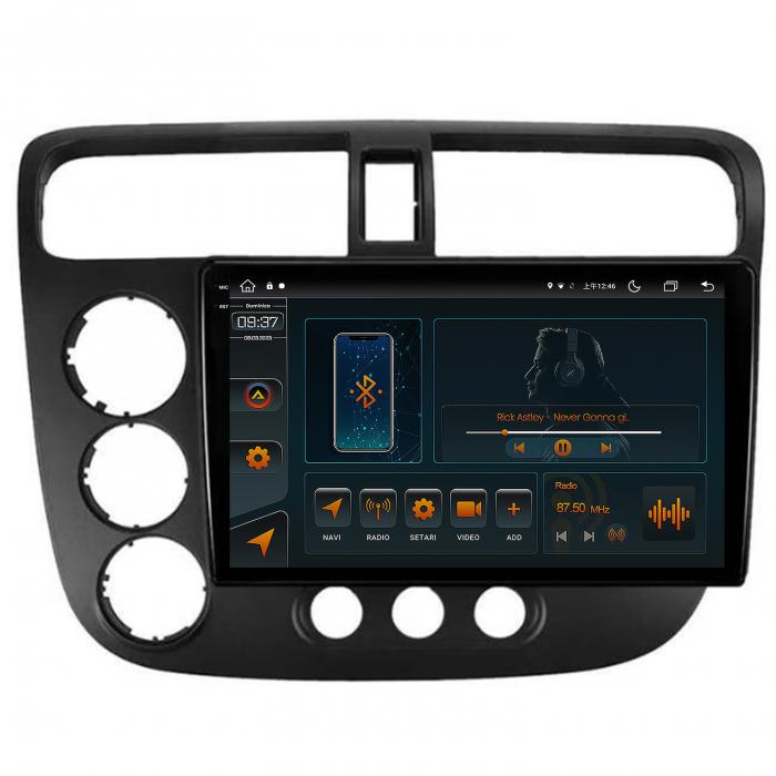 Navigatie Android 13 2K Honda Civic 4+64GB | AutoDrop.ro [2]