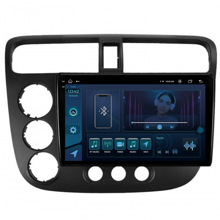 Navigatie Android 13 2K Honda Civic 8+256GB | AutoDrop.ro [2]