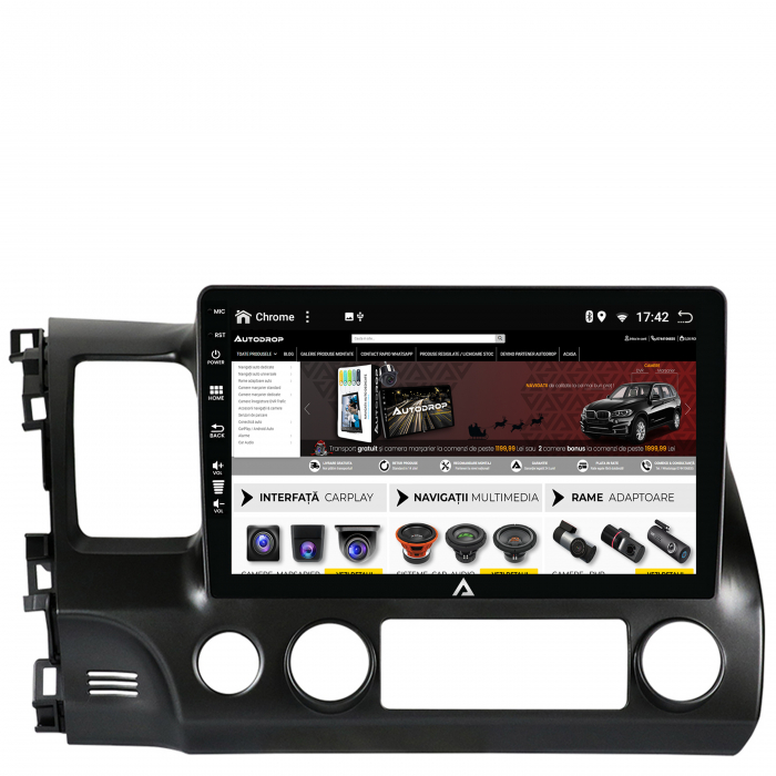 Navigatie Android 12 Honda Civic QLED | AutoDrop.ro [10]