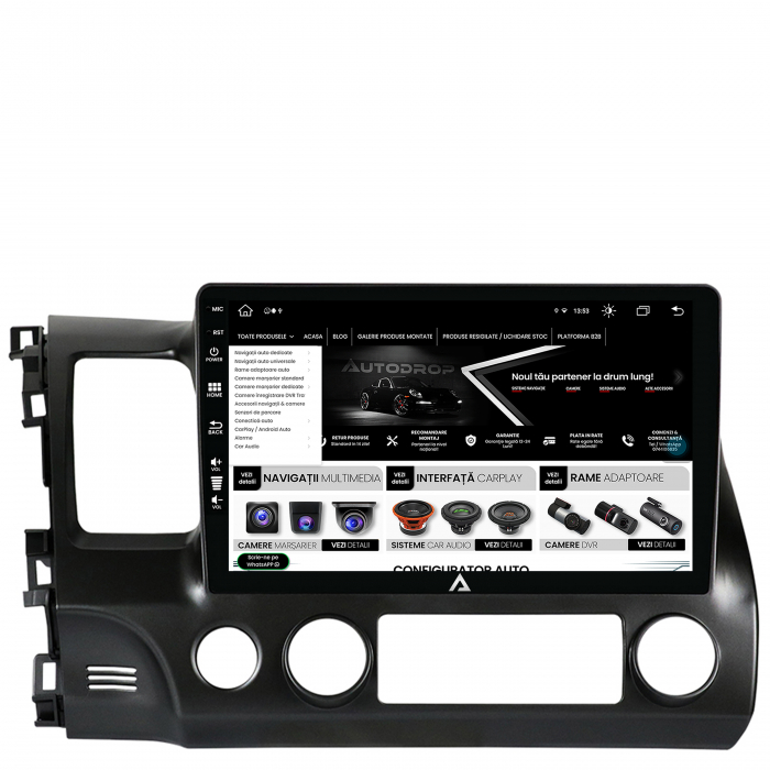 Navigatie Android 13 Honda Civic 8+256GB | AutoDrop.ro [7]