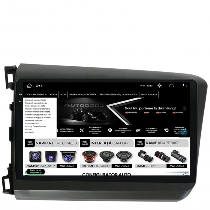 Navigatie Android 2K 13 Honda Civic 4GB | AutoDrop.ro [12]
