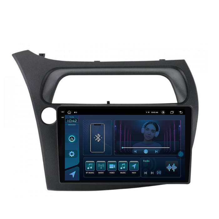 Navigatie Android 13 2K Honda Civic 8+256GB | AutoDrop.ro [2]