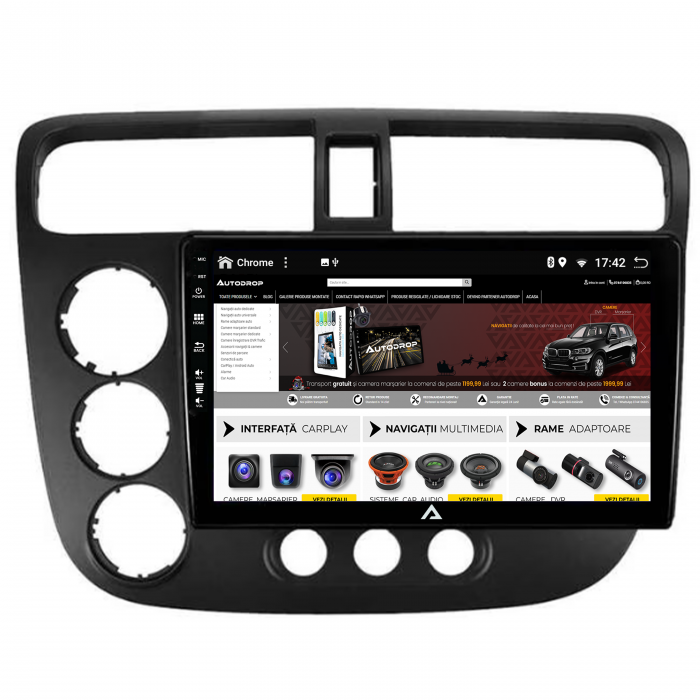 Navigatie Android 12 Honda Civic QLED | AutoDrop.ro [8]