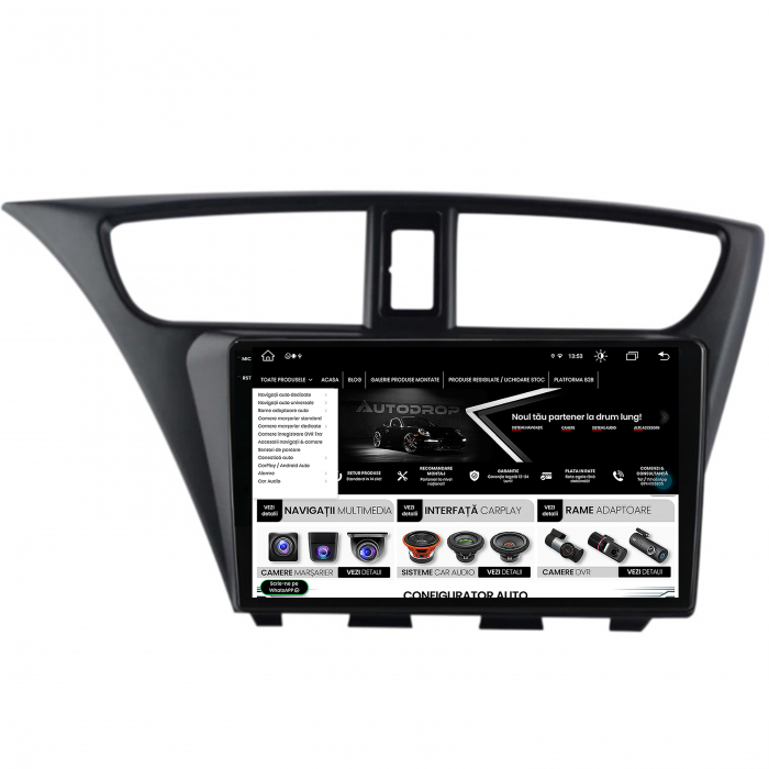 Navigatie Android 13 2K Honda Civic 8+256GB | AutoDrop.ro [10]