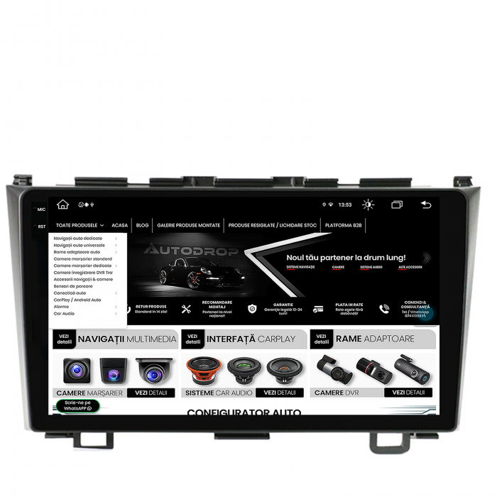 Navigatie Android 2K 13 Honda CRV 4+64GB | AutoDrop.ro [9]