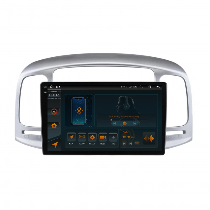 Carplay Android 2K Hyundai Accent (2006-2011) 4+64GB | AutoDrop.ro [2]