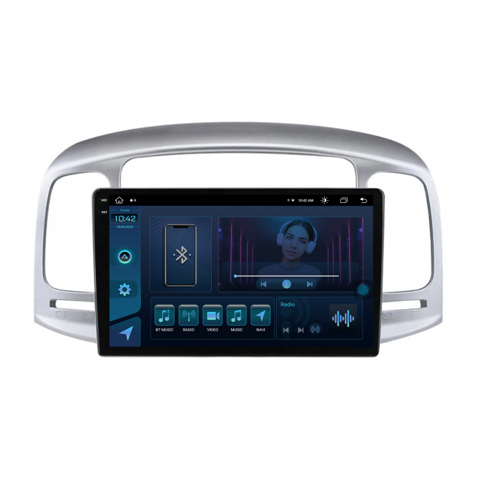 Carplay Android 2K Hyundai Accent (2006-2011) 8+256GB | AutoDrop.ro [2]