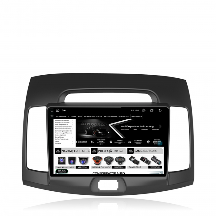 Carplay Android 2K Hyundai Elantra 2007+ 4+64GB | AutoDrop.ro [9]