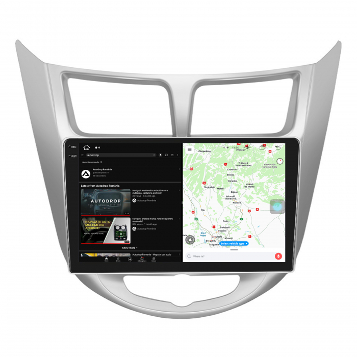 Carplay Android 2K Hyundai Accent (2011-2016) 8+256GB | AutoDrop.ro [5]