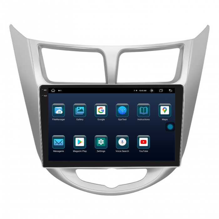 Carplay Android 2K Hyundai Accent (2011-2016) 8+256GB | AutoDrop.ro [4]