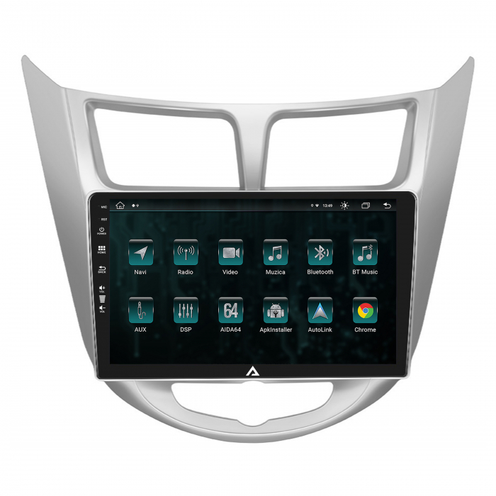 Carplay Android Hyundai Accent (2011-2016) 8+256GB | AutoDrop.ro [3]