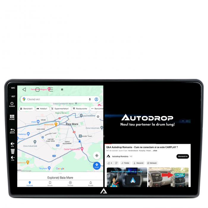 Navigatie Android Citroen Nemo/ Fiat Fiorino/ Peugeot Bipper (2007-2014) 2GB | AutoDrop.ro [7]
