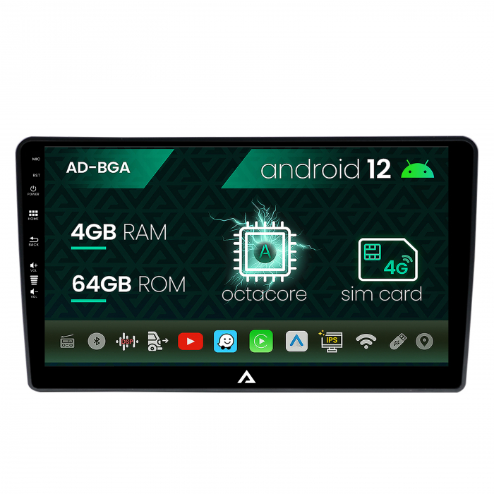 Navigatie Hyundai I40 (2012-2020), Android 12, A-Octacore 4GB RAM + 64GB ROM, 9 Inch - AD-BGA9004+AD-BGRKIT1220V2