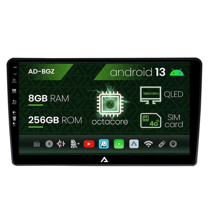 Navigatie Hyundai I40 (2012-2020), Android 13, Z-Octacore 8GB RAM + 256GB ROM, 9 Inch - AD-BGZ9008+AD-BGRKIT220V2