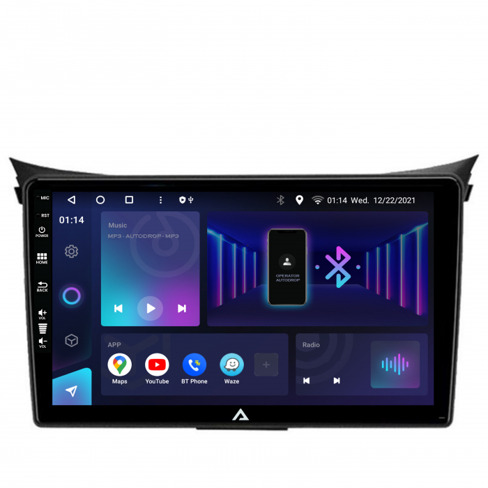 Android 12 Hyundai I30 Clima M QLED | AutoDrop.ro [3]
