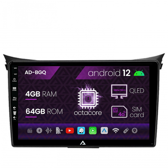 Android 12 Hyundai I30 Clima M QLED | AutoDrop.ro [2]