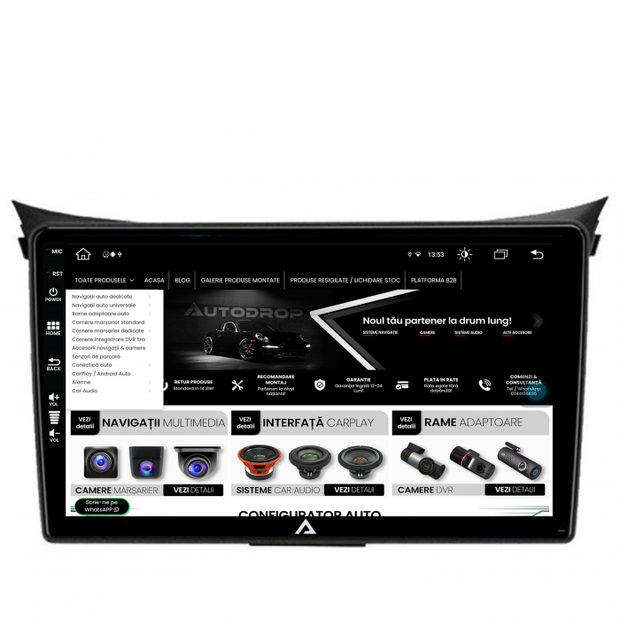 Navigatie Android Hyundai I30 AD-BGZ 8GB | AutoDrop.ro [4]