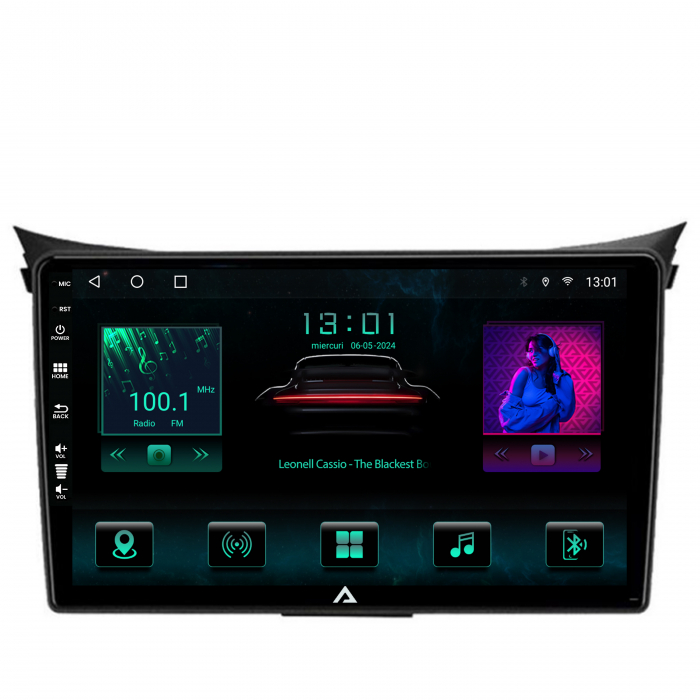 Navigatie Android 12 Hyundai I30 6+128GB CM | AutoDrop.ro [2]