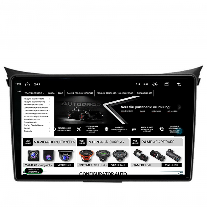 Navigatie Android 2K Hyundai I30 AD-BGV 4GB | AutoDrop.ro [9]