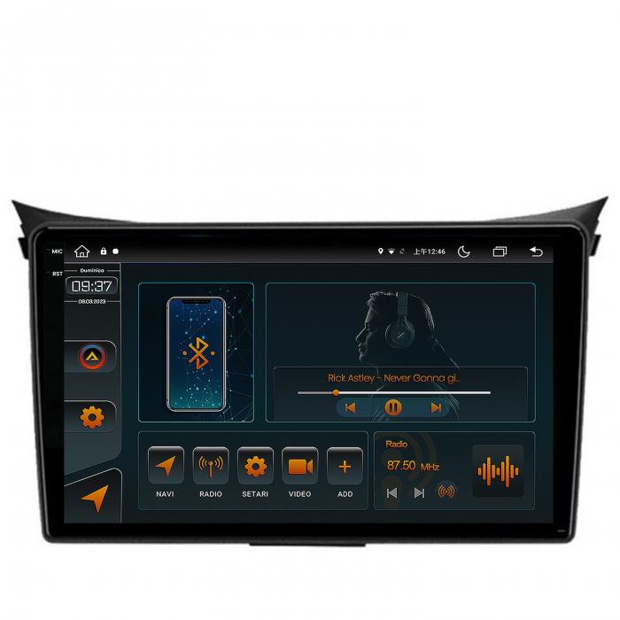Navigatie Android 2K Hyundai I30 AD-BGV 4GB | AutoDrop.ro [2]