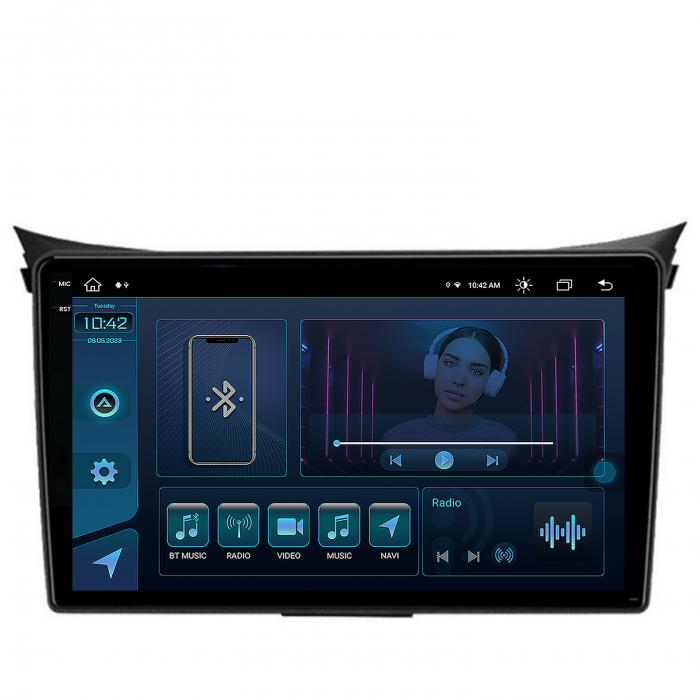 Navigatie Android 2K Hyundai I30 AD-BGX 8GB | AutoDrop.ro [2]