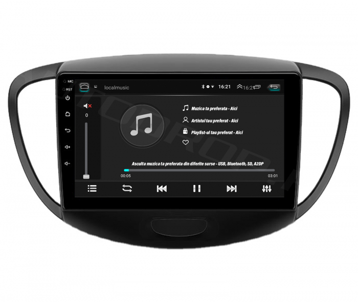 Navigatie Android Hyundai I10 2007-2013 1GB | AutoDrop.ro [8]