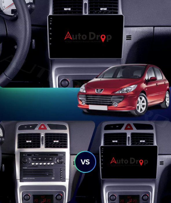 Navigatie Dedicata Peugeot 307 Android 1GB | AutoDrop.ro [16]