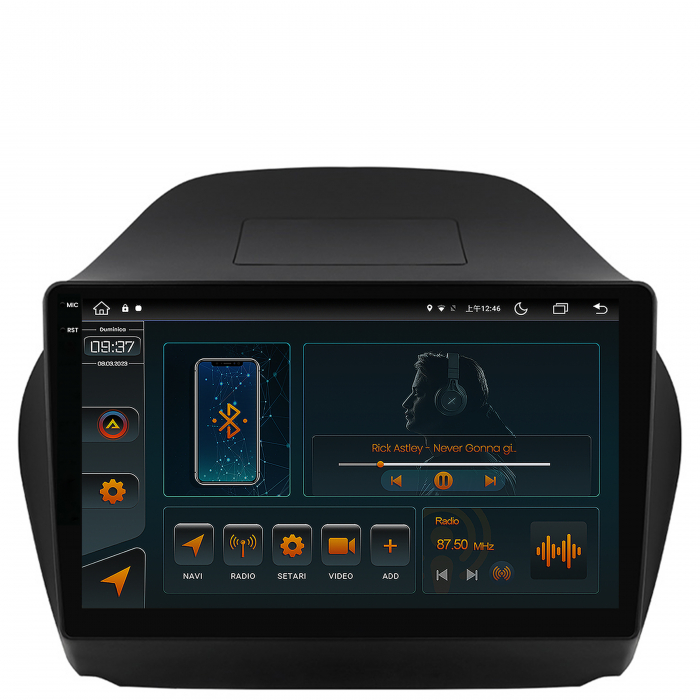 Navigatie Android 13 2K Hyundai IX35 4+64GB | AutoDrop.ro [2]