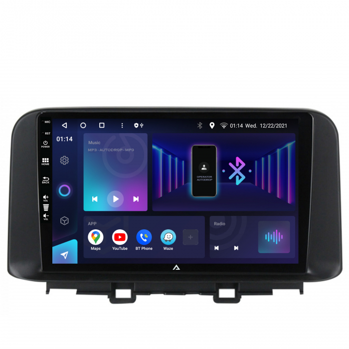 Carplay Android 12 Hyundai Kona (2018+) QLED | AutoDrop.ro [3]