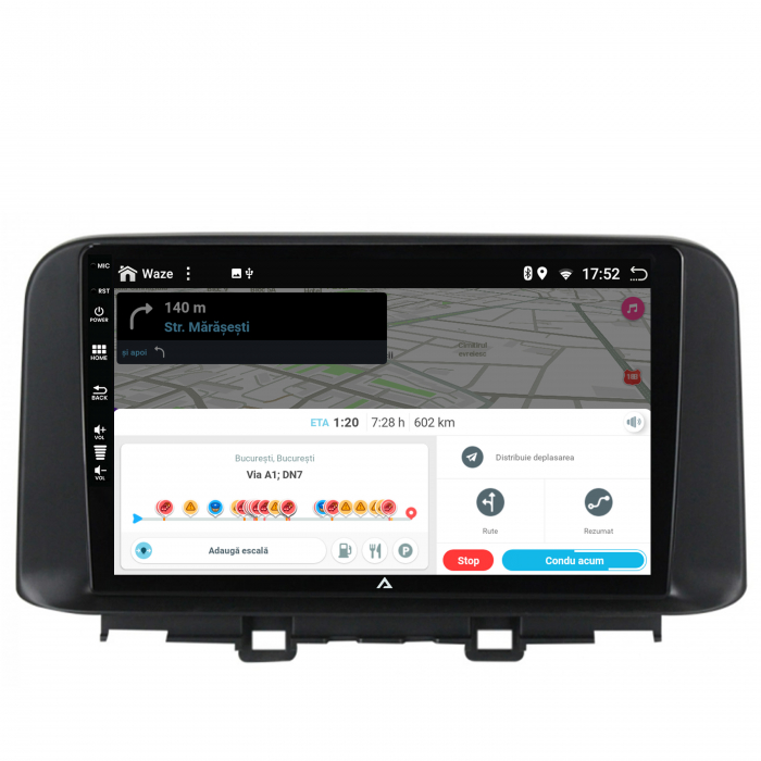 Carplay Android 12 Hyundai Kona (2018+) QLED | AutoDrop.ro [6]