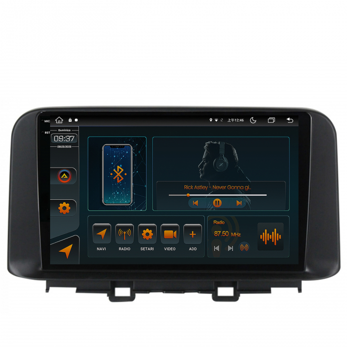 Carplay 2K Android 13 Hyundai Kona 4GB | AutoDrop.ro [2]