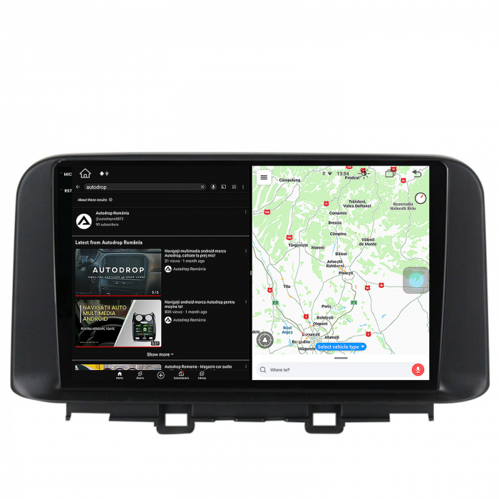Carplay 2K Android 13 Hyundai Kona 4GB | AutoDrop.ro [6]